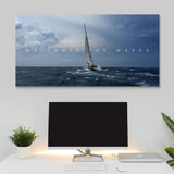 Navigate the Waves canvas wall art