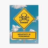 Negativity Is Poisonous canvas wall art