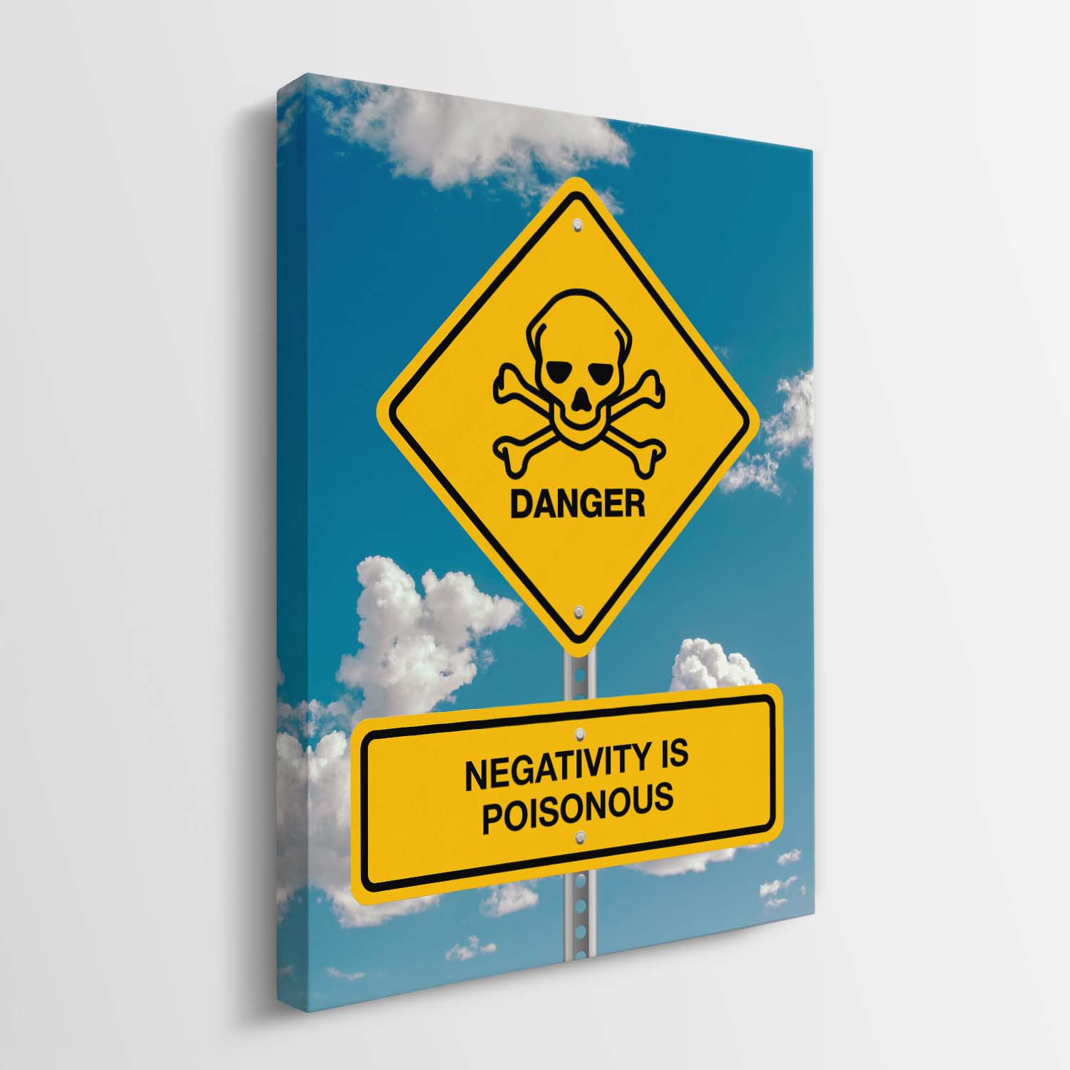 Negativity Is Poisonous canvas art