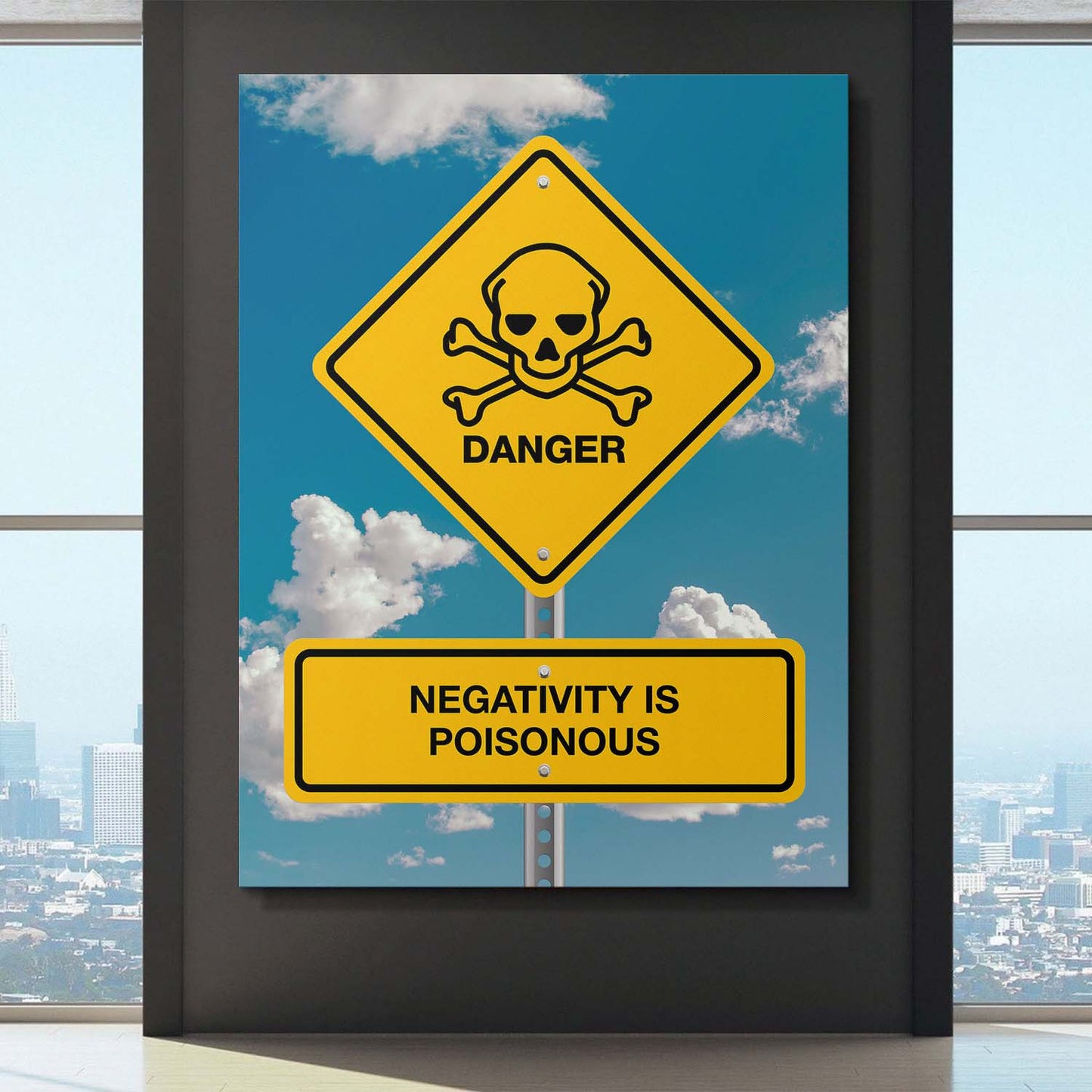 Negativity Is Poisonous canvas art