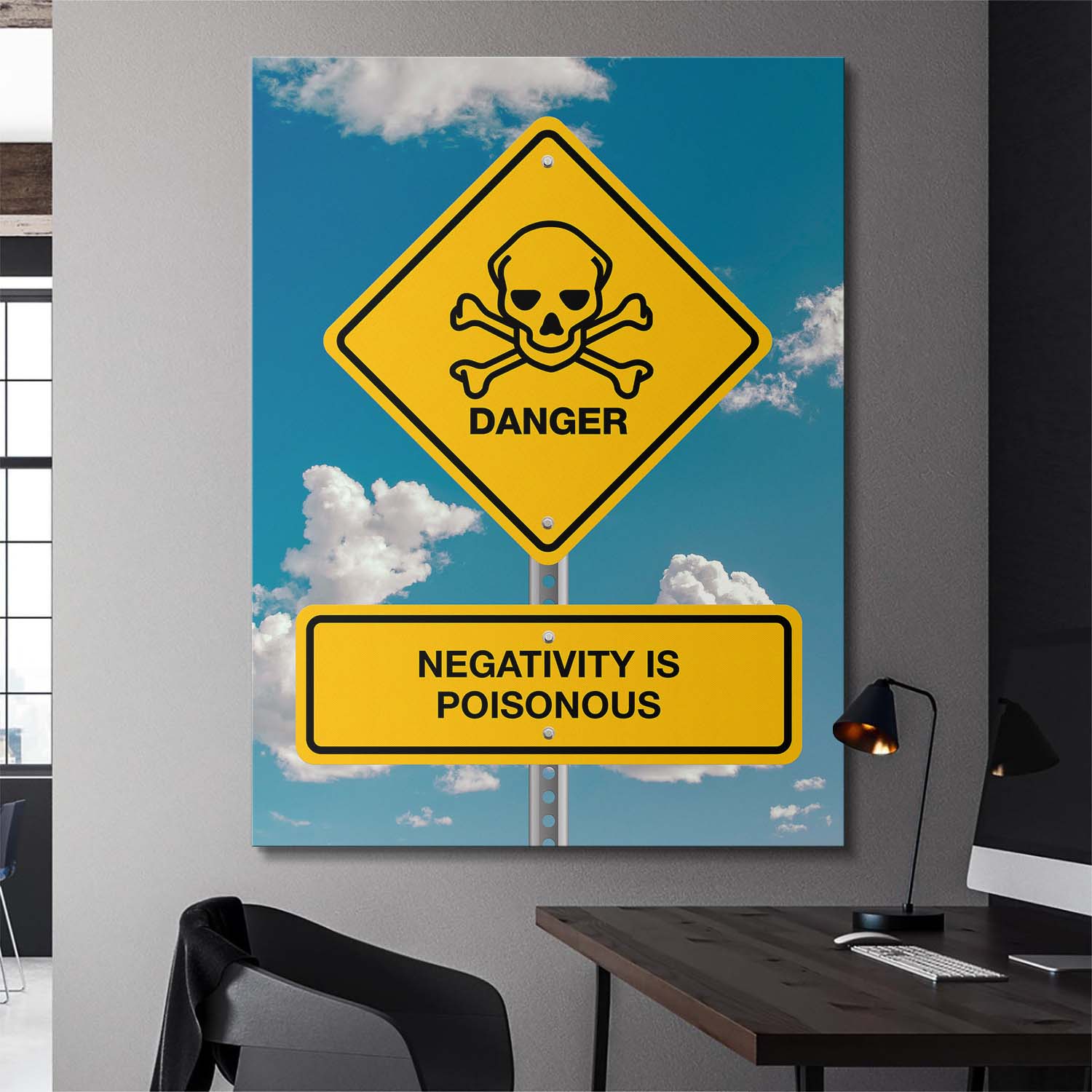 Negativity Is Poisonous canvas art