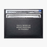 Never Go Broke (Dollar Edition) canvas wall art