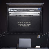 Never Go Broke (Dollar Edition) canvas wall art
