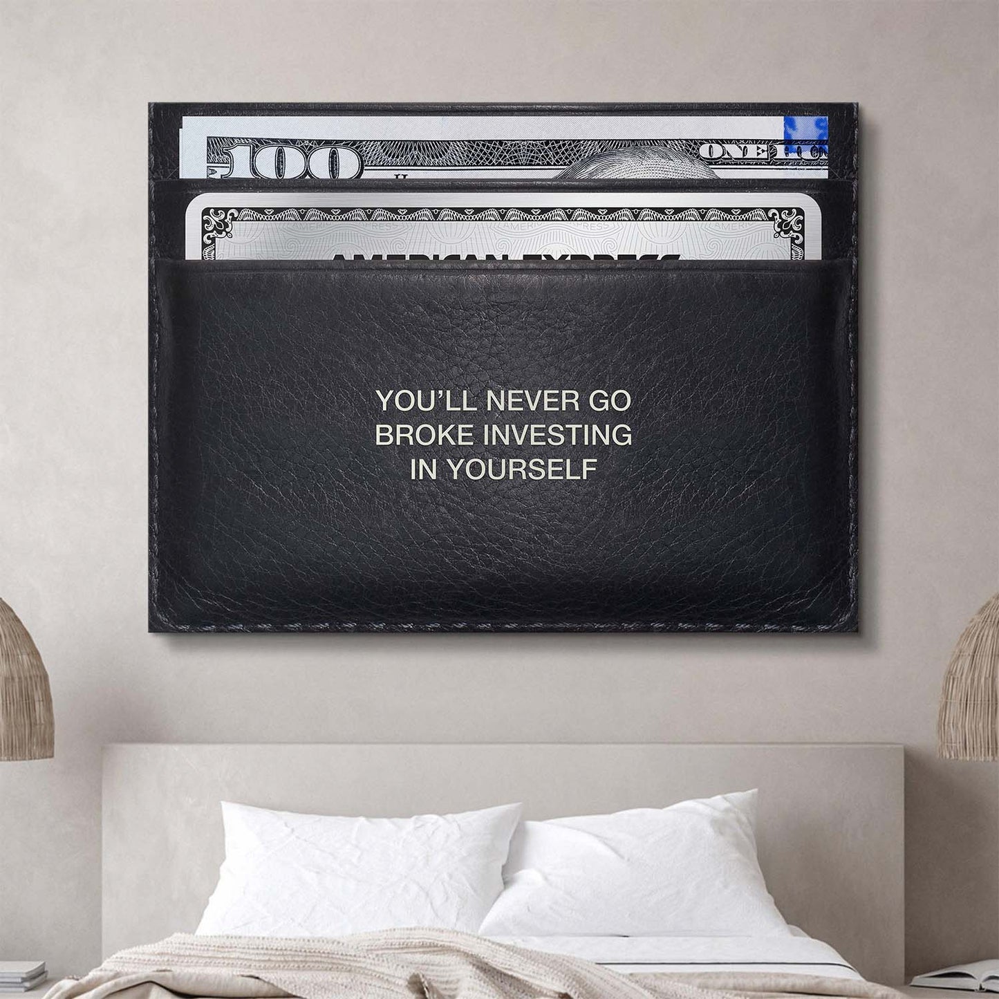 Never Go Broke (Dollar Edition) canvas art