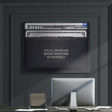 Never Go Broke (Dollar Edition) canvas wall art