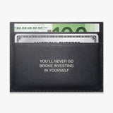Never Go Broke (Euro Edition) canvas wall art