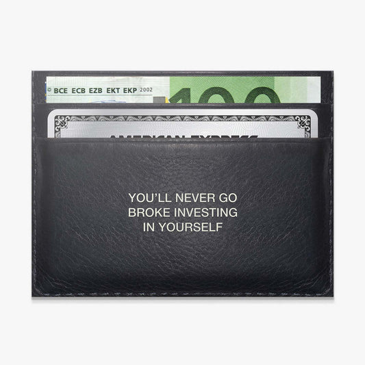 Never Go Broke (Euro Edition) canvas art