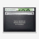 Never Go Broke (Euro Edition) canvas wall art