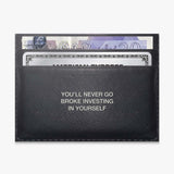 Never Go Broke (Pound Edition) canvas wall art