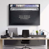 Never Go Broke (Pound Edition) canvas wall art
