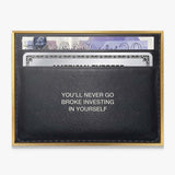 Never Go Broke (Pound Edition) canvas wall art