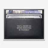 Never Go Broke (Pound Edition) canvas wall art