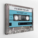 Never Too Late canvas wall art
