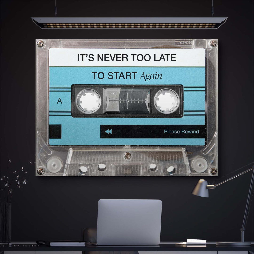 Never Too Late canvas art