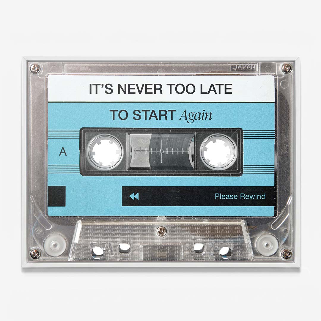 Never Too Late canvas wall art