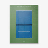 New York Center Court tennis wall art canvas print