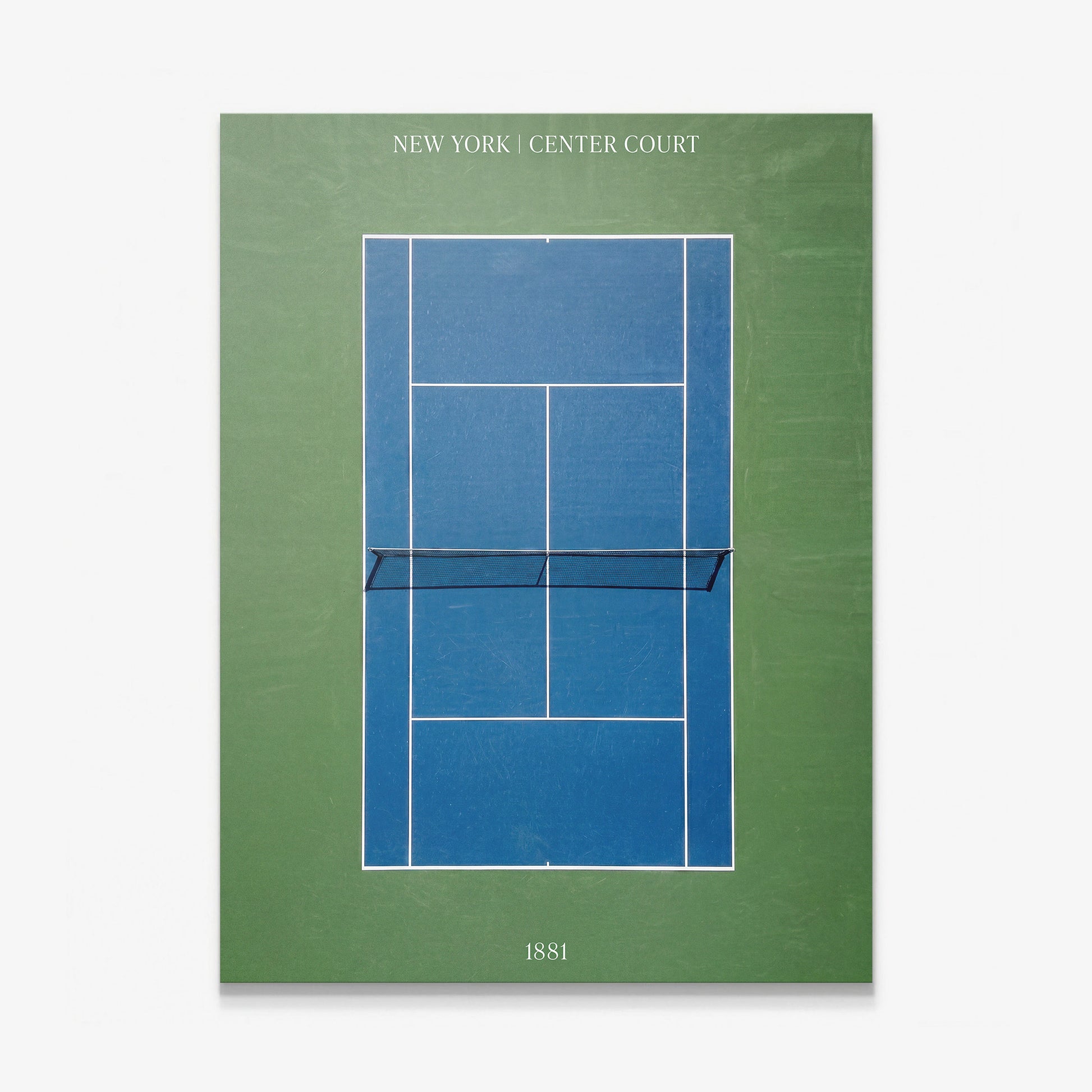 New York Center Court tennis wall art canvas print