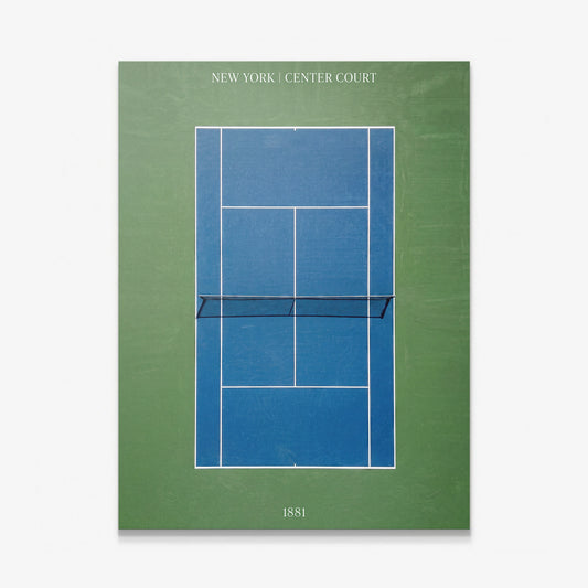 New York Center Court tennis wall art canvas print
