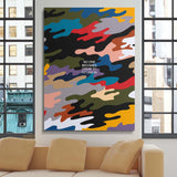No One Becomes Great By Fitting In canvas wall art