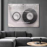 No Rewind canvas wall art