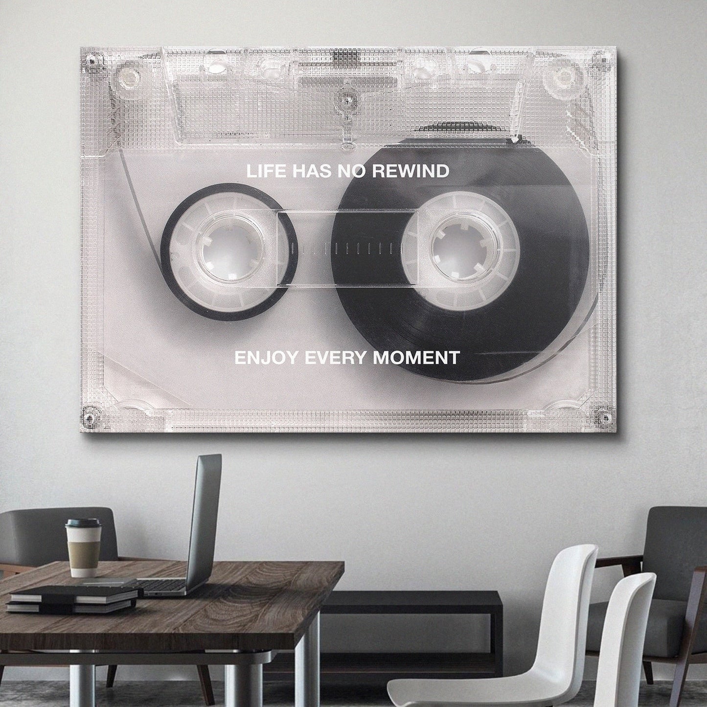 No Rewind canvas art