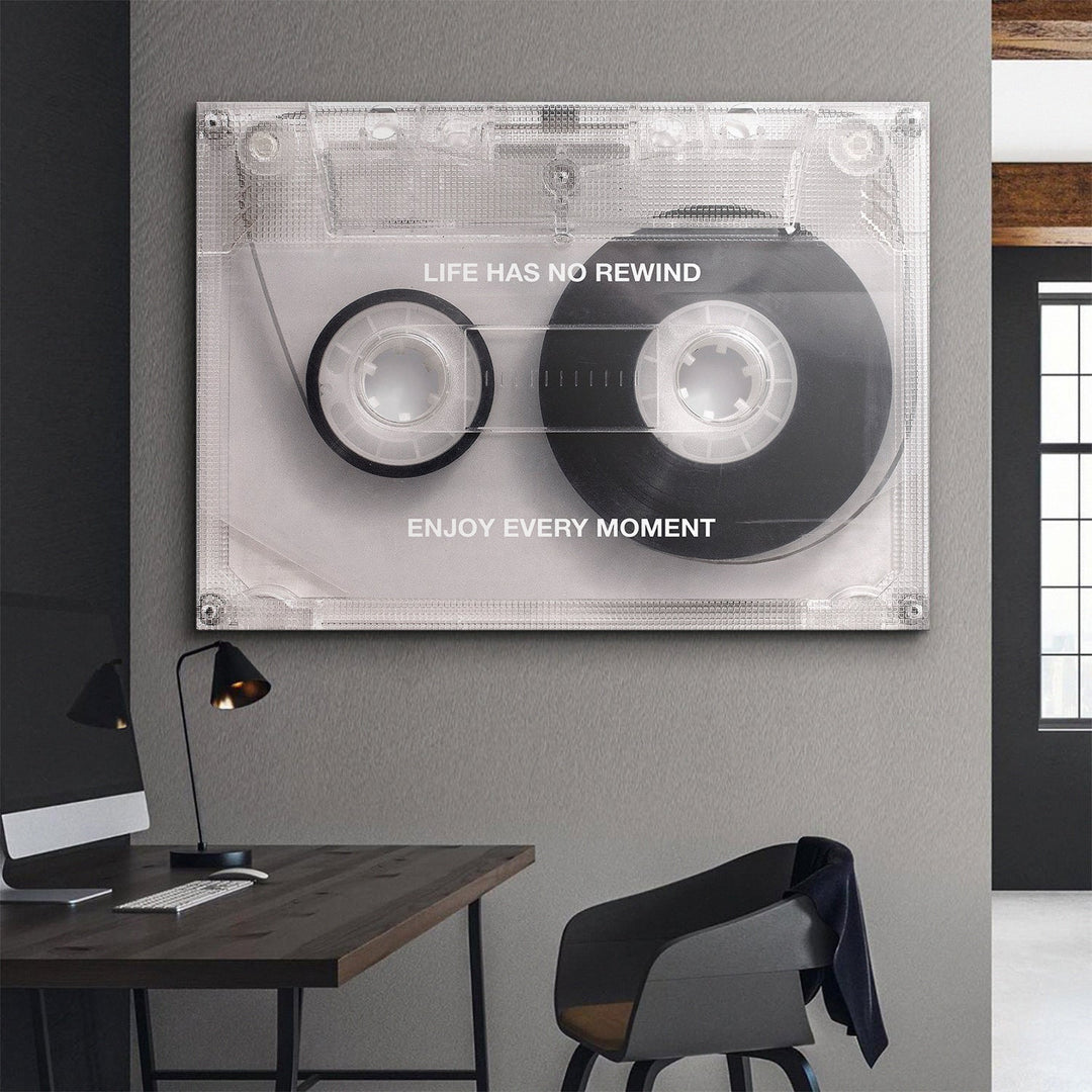 No Rewind canvas art