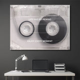No Rewind canvas wall art