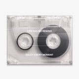 Life Has No Rewind cassette tape canvas print, gallery-wrapped and ready to hang