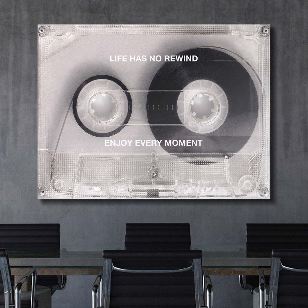 No Rewind (Flip Edition) canvas art