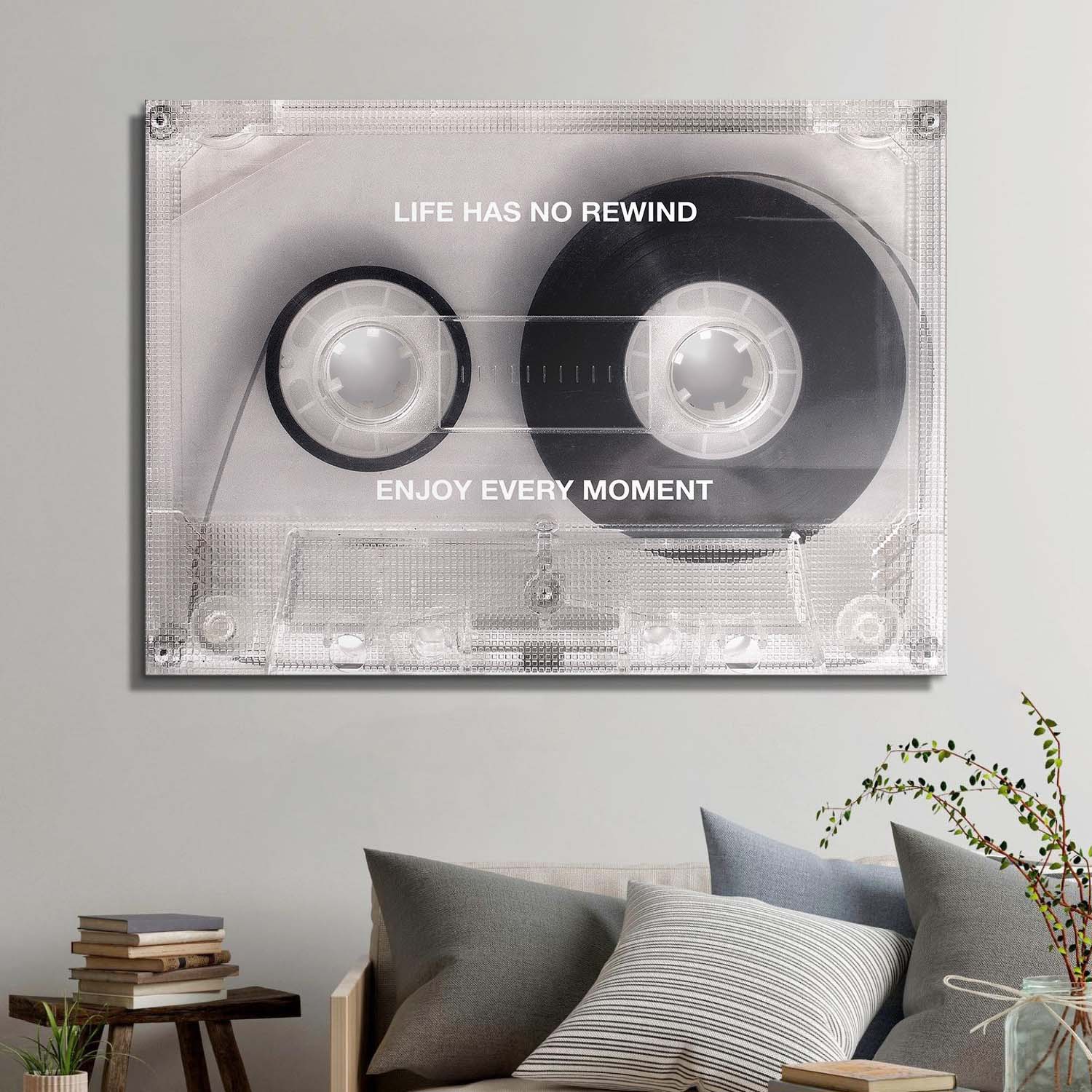 No Rewind (Flip Edition) canvas art