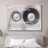 No Rewind (Flip Edition) canvas wall art