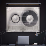 No Rewind (Flip Edition) canvas wall art