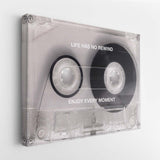 No Rewind (Flip Edition) canvas wall art