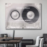 No Rewind (Flip Edition) canvas wall art