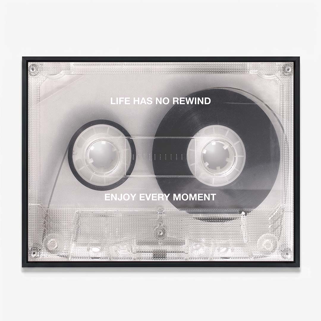 No Rewind (Flip Edition) canvas wall art