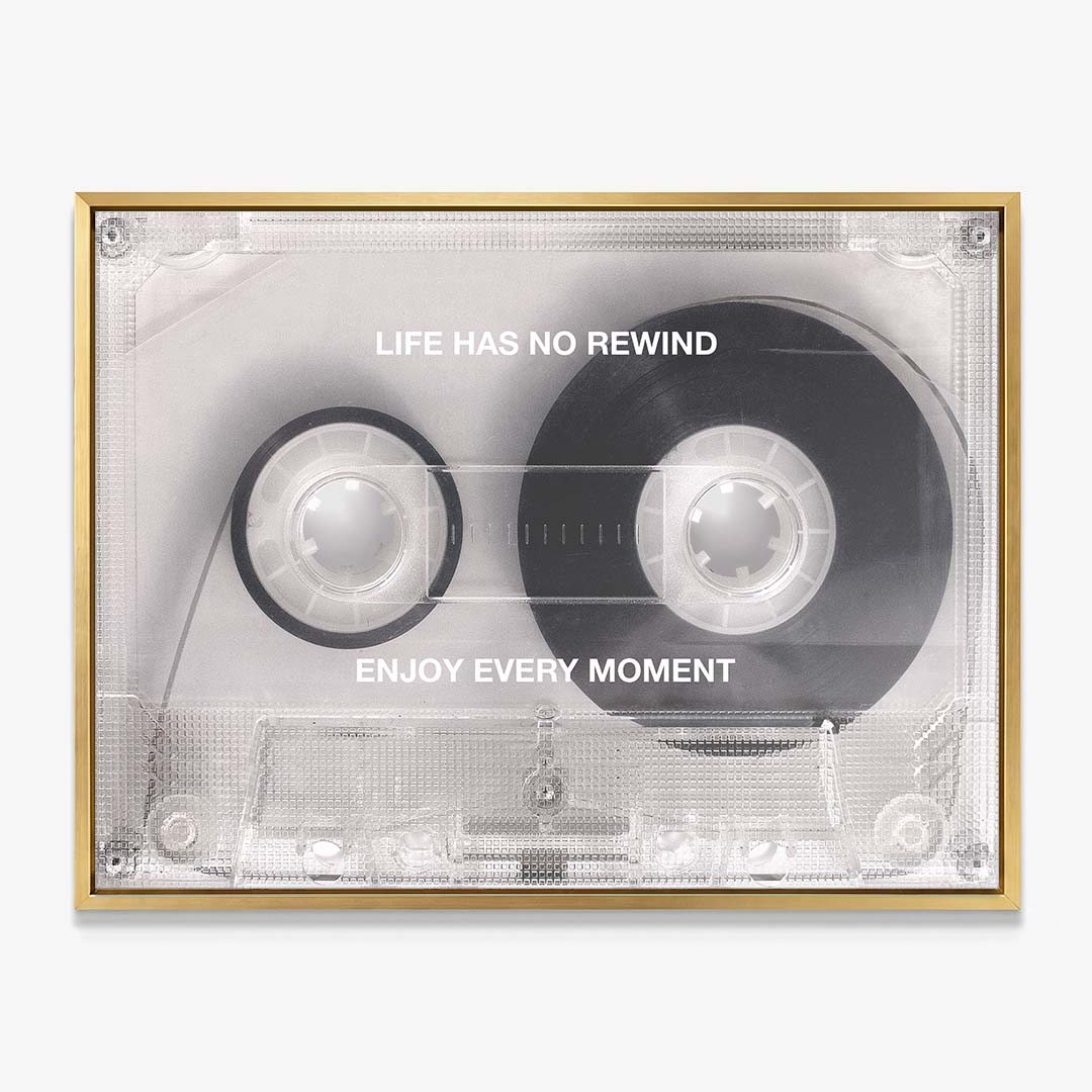 No Rewind (Flip Edition) canvas wall art