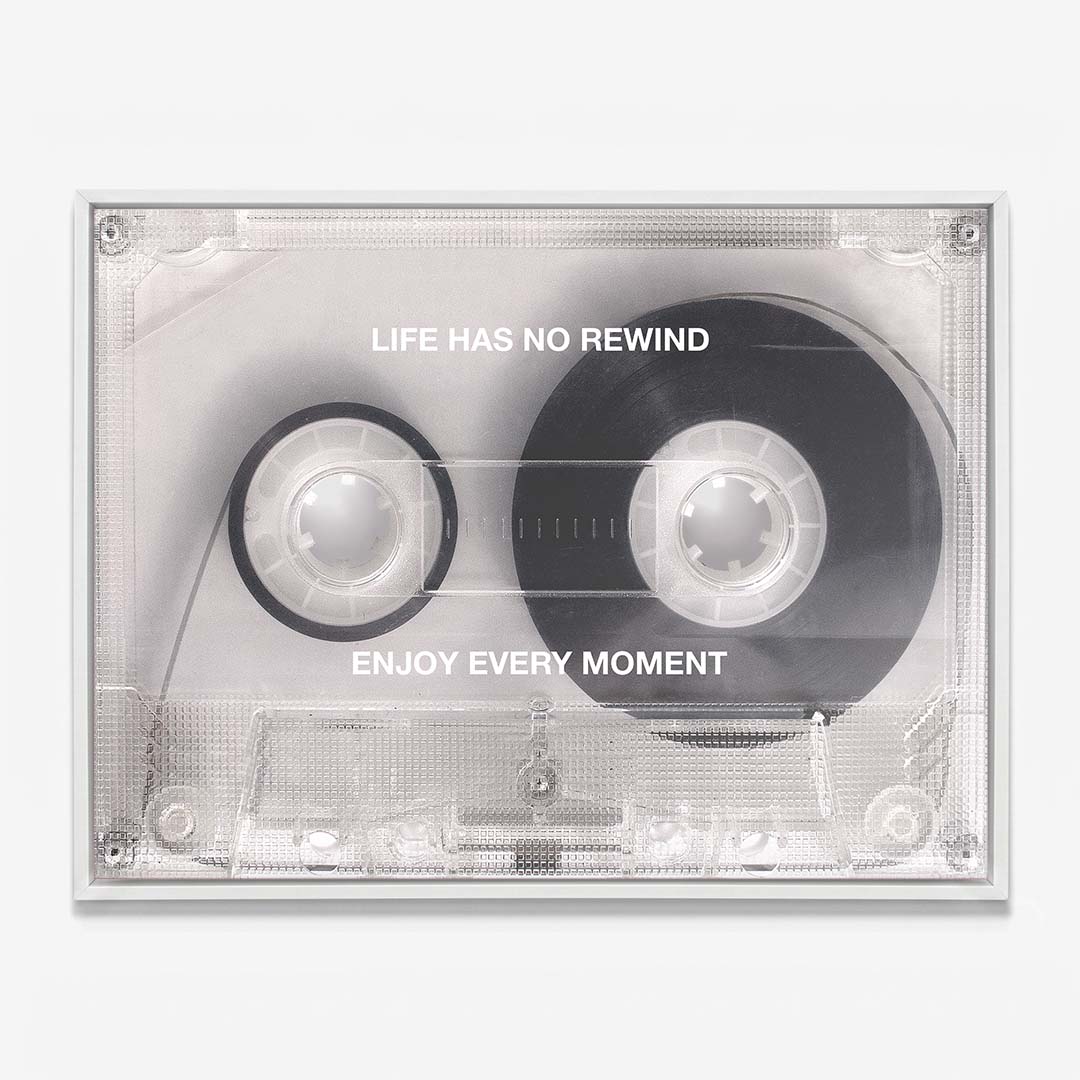 No Rewind (Flip Edition) canvas wall art