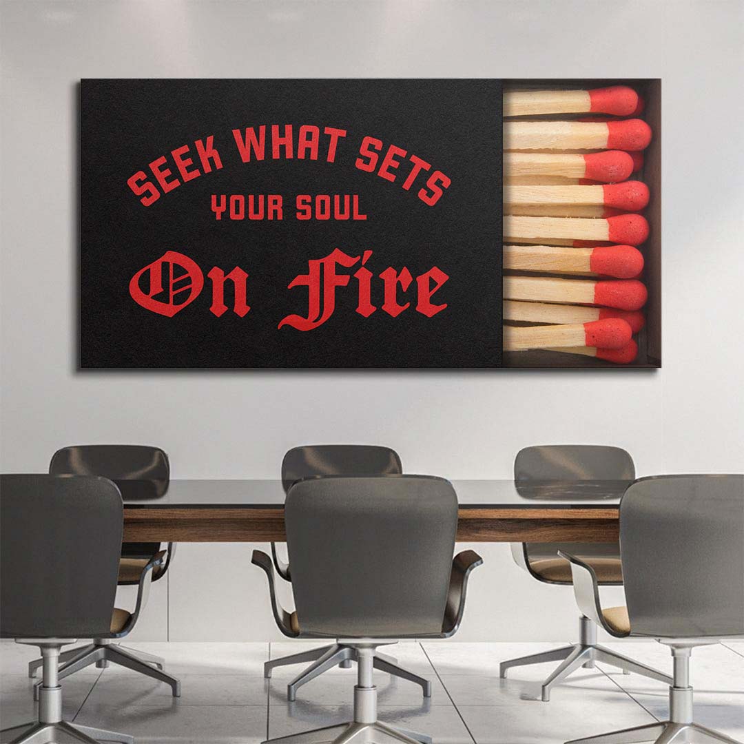 On Fire canvas art
