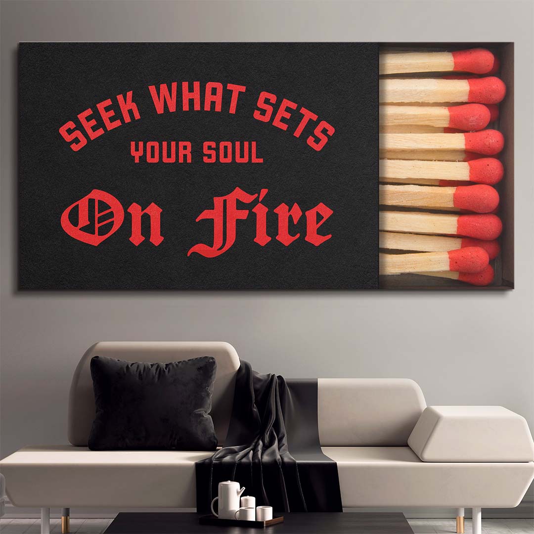 On Fire canvas art