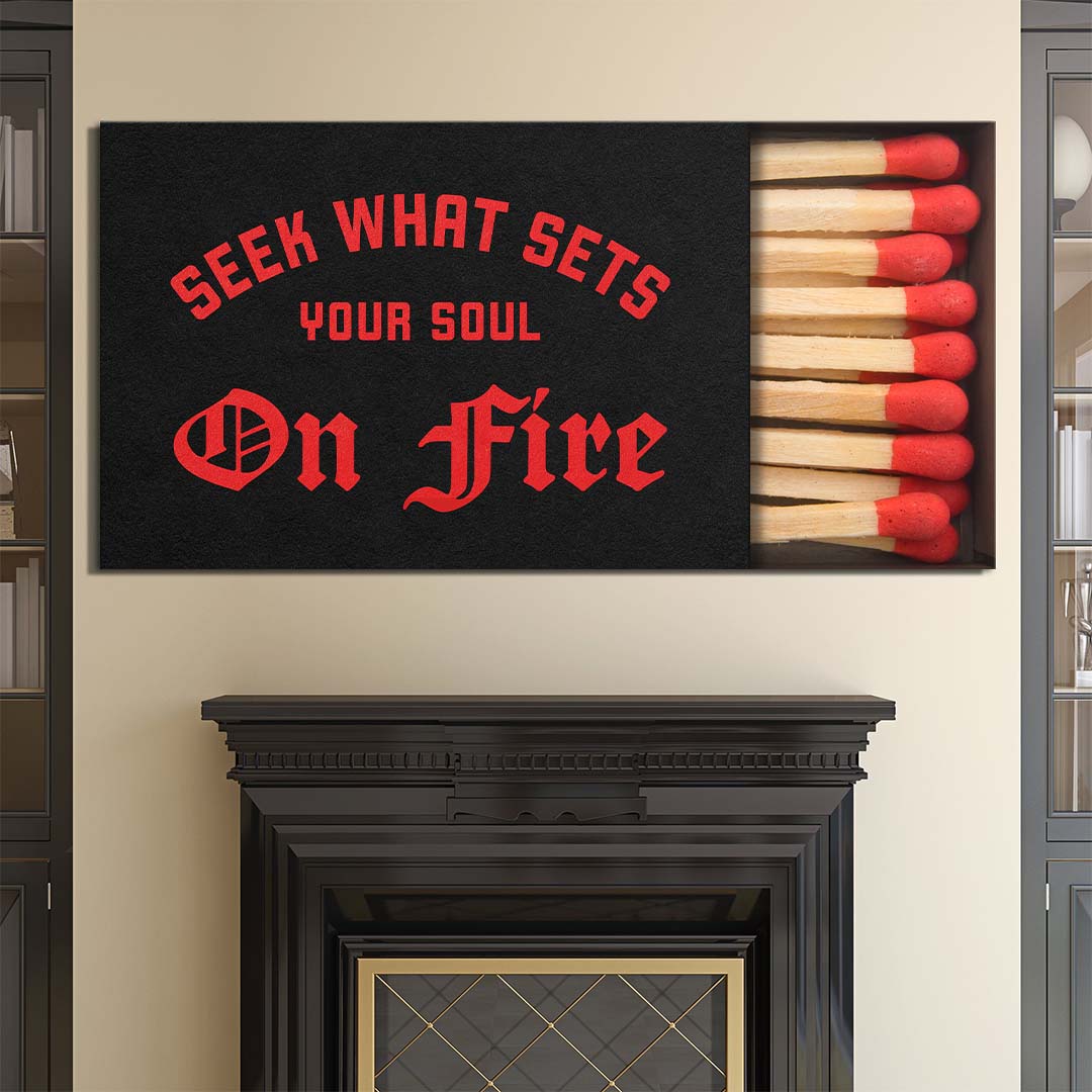 On Fire canvas art