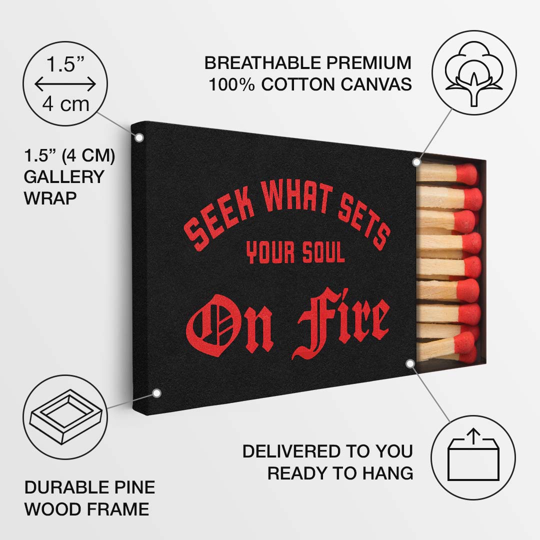 On Fire canvas art