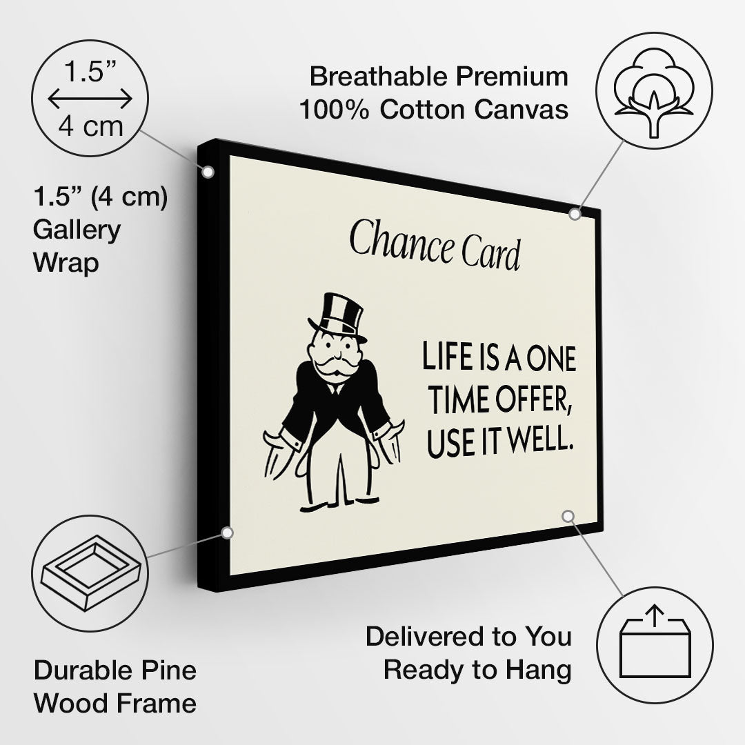 One Time Offer canvas art