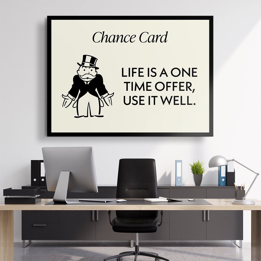 One Time Offer canvas art