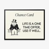 One Time Offer canvas wall art
