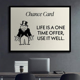 One Time Offer canvas wall art