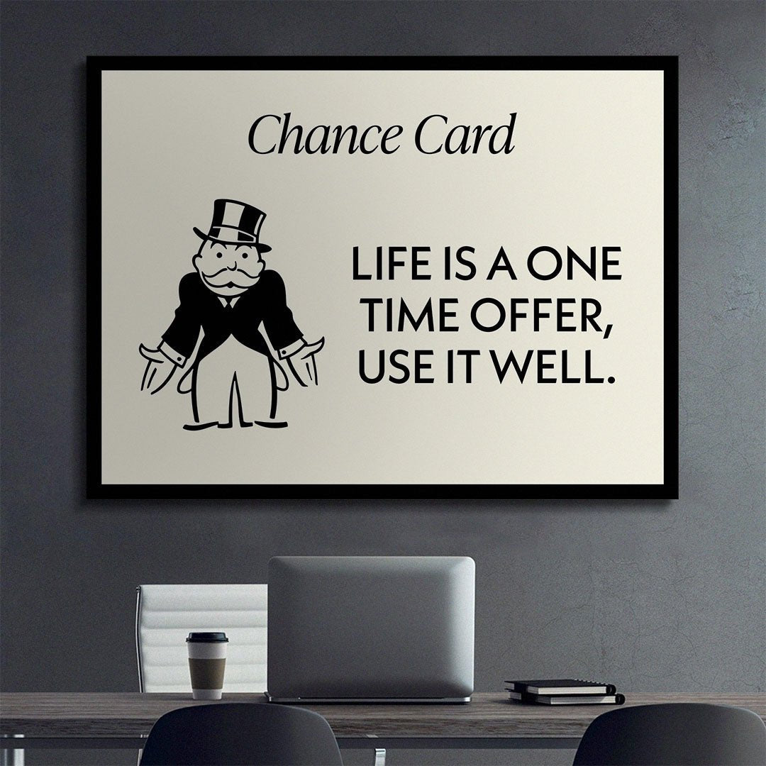 One Time Offer canvas art