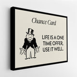 One Time Offer canvas wall art