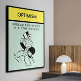 Optimism canvas wall art