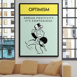Optimism canvas wall art