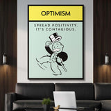 Optimism canvas wall art